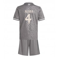 Camiseta Real Madrid David Alaba #4 Tercera Equipación para niños 2024-25 manga corta (+ pantalones cortos)